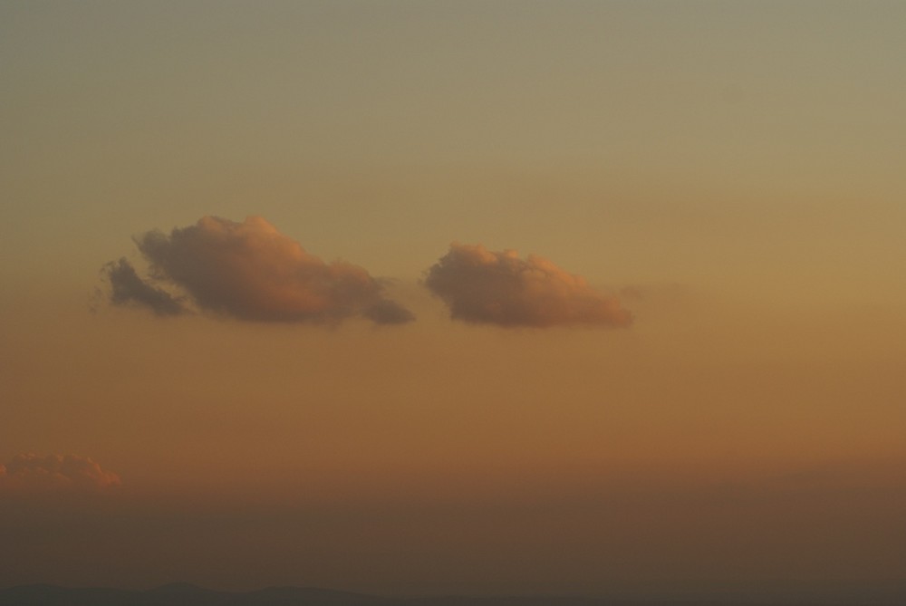 Ballonfahrt in den Sonnenuntergang