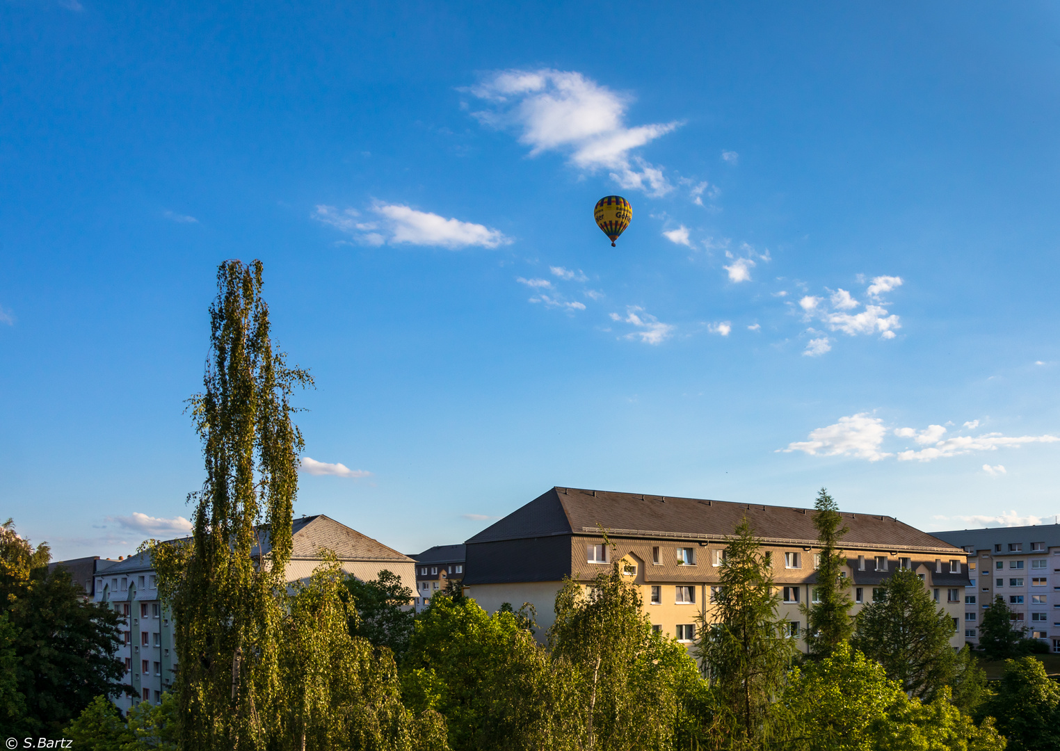 Ballonfahrt in den Sonntagabend (1)