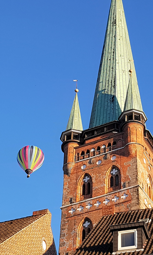 Ballonfahrt in Lübeck