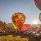 Ballonfahrt mit Sonnenschein