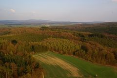 Ballonfahrt mit "Stella" über die Wälder an der Hühnerstraße