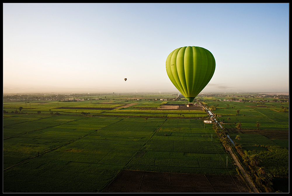 Ballonfahrt über Ägypten