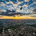 Ballonfahrt über Augsburg