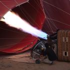 Ballonfahrt über Bagan (Vorbereitung vor dem Start)