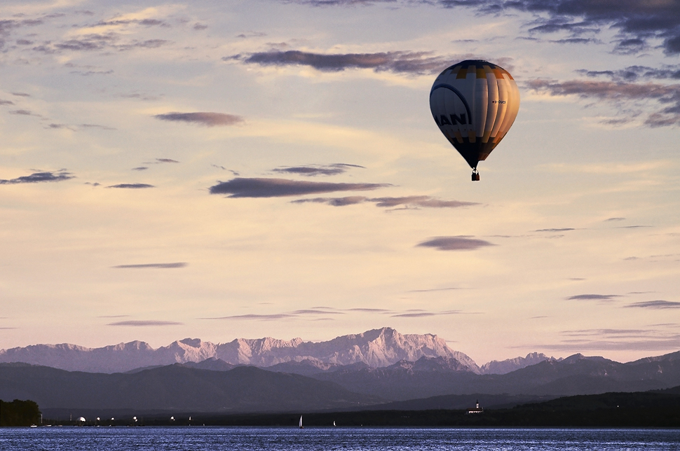 Ballonfahrt über den Ammersee