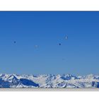 Ballonfahrt über den Schweizer Alpen