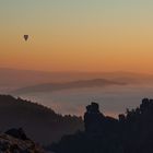 Ballonfahrt über der Sächsischen Schweiz