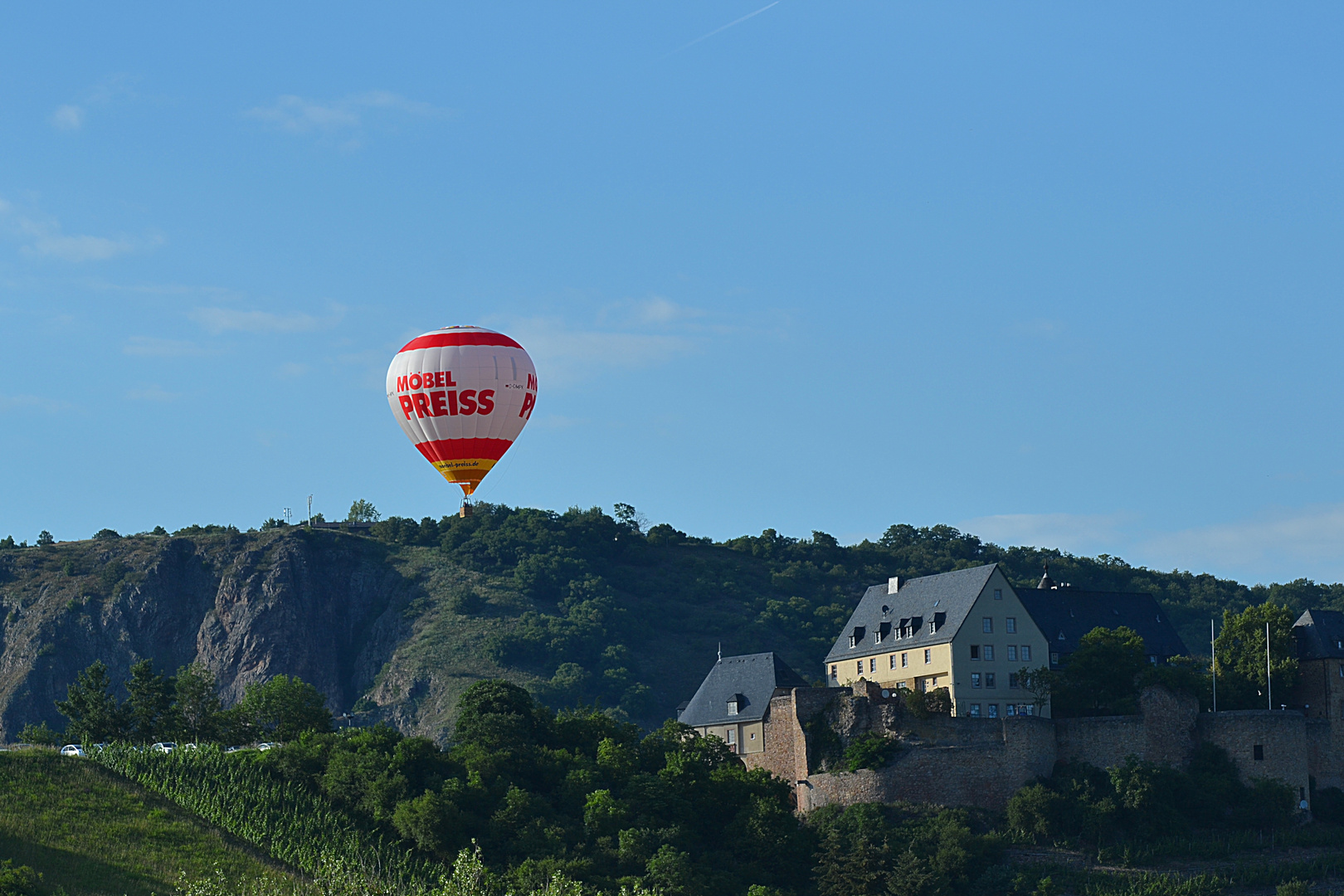 Ballonfahrt über die Ebernburg 