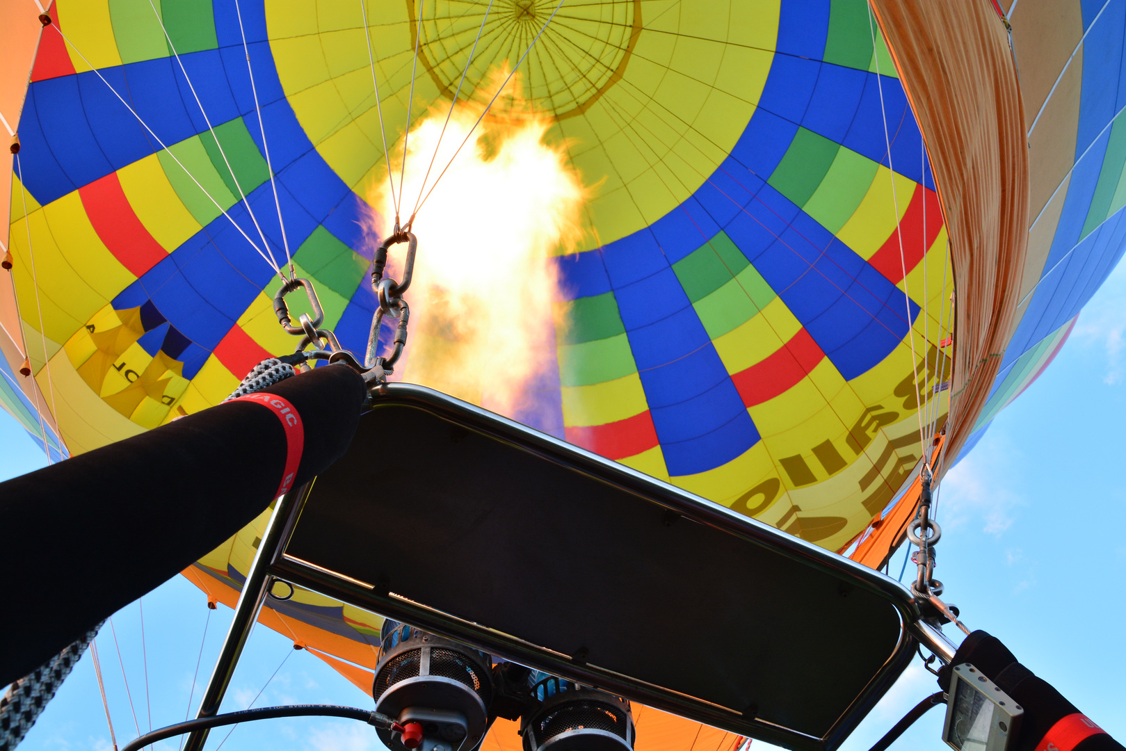 Ballonfahrt über Freiberg