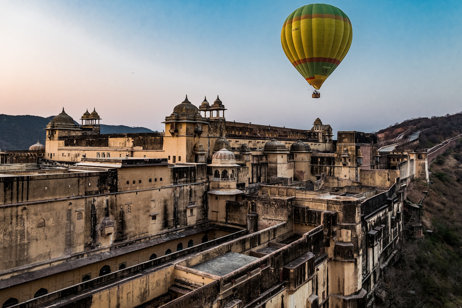 Ballonfahrt über Jaipur