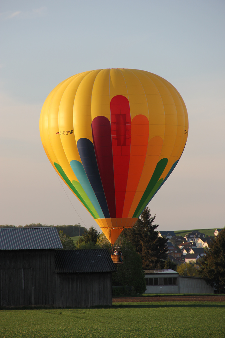 Ballonfahrt über Runkel