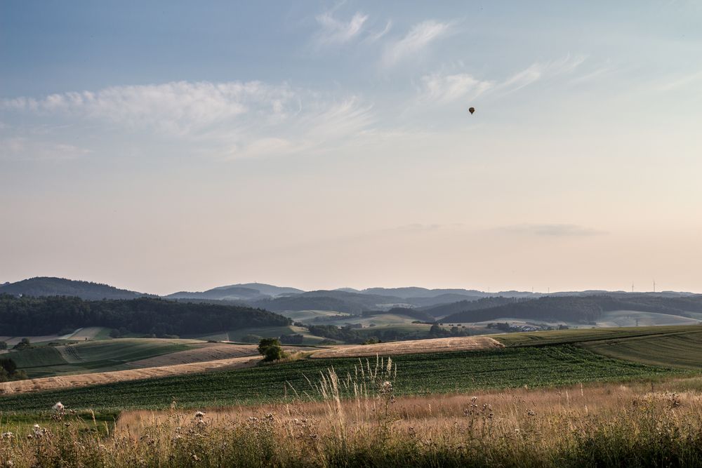 Ballonfahrt über'm Odenwald