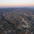 Ballonfahrt übers Rote Tal bei Göreme