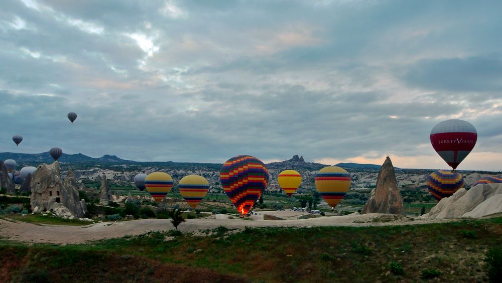 Ballonfahrt vor dem Frühstück