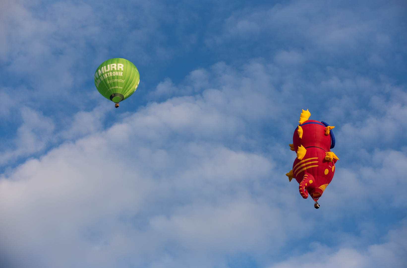 Ballonfahrt-Wettbewerb Nähe Pforzheim