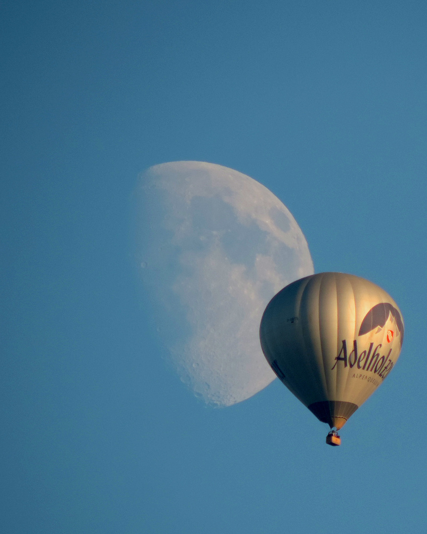 Ballonfahrt zum Mond