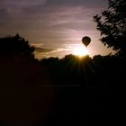 Ballonfahrt zum Sonnenuntergang