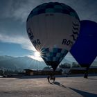 Ballonfestival in Chateau d'Oex (Schweiz)