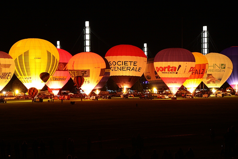 Ballonfestival Köln Freitag Abend Nightglow3