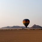 Ballonflufg in der Namib