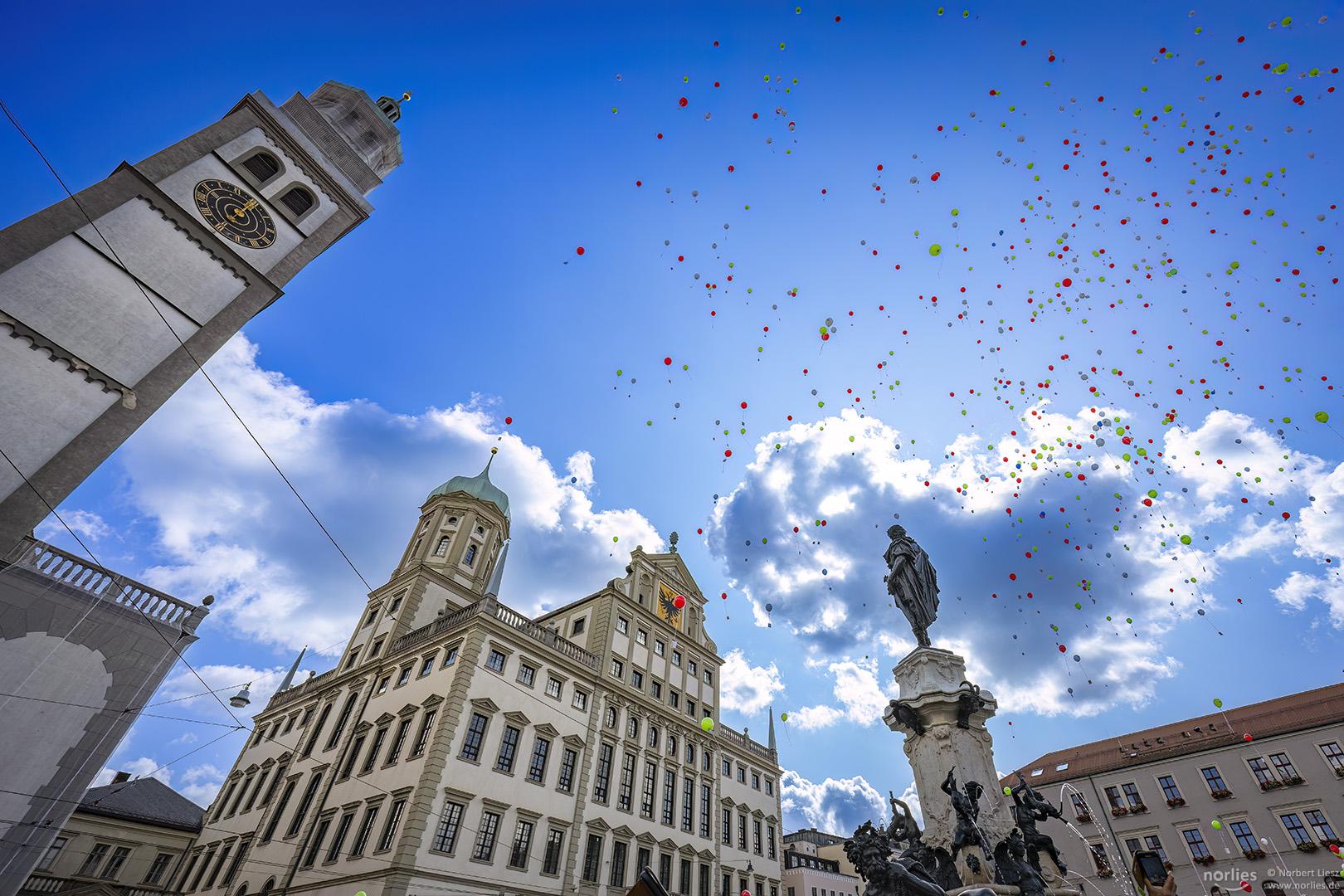 Ballonflug am Turamichele Fest