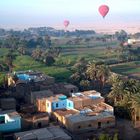 Ballonflug bei Sonnenaufgang über Luxor Oberägypten