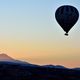 Ballonflug im Morgen