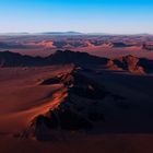 Ballonflug Namib Rand Berge