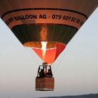 Ballonflug Start