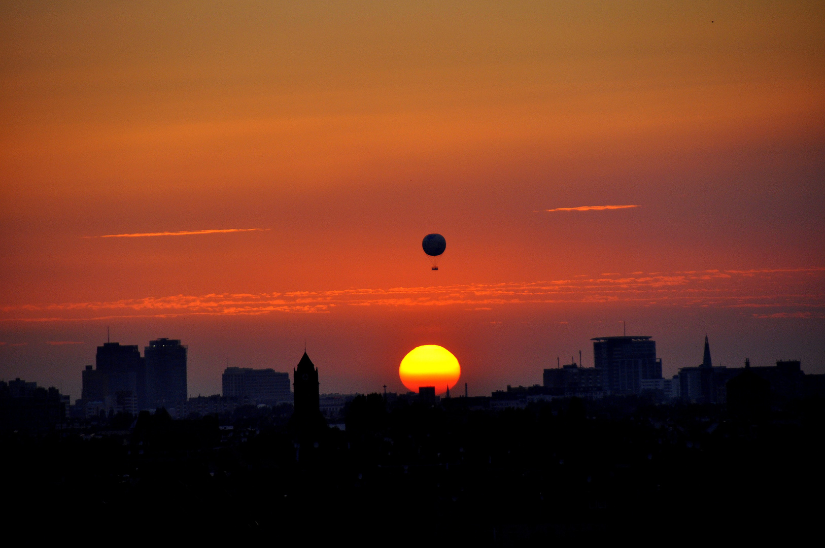 Ballonflug über Berlin