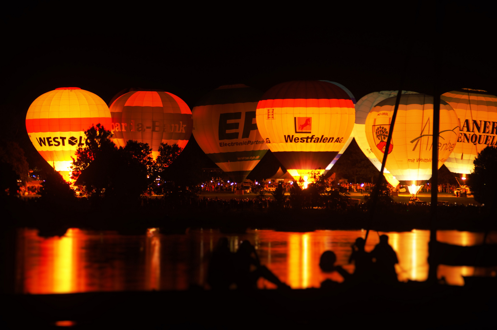 Ballonglühen am Aasee