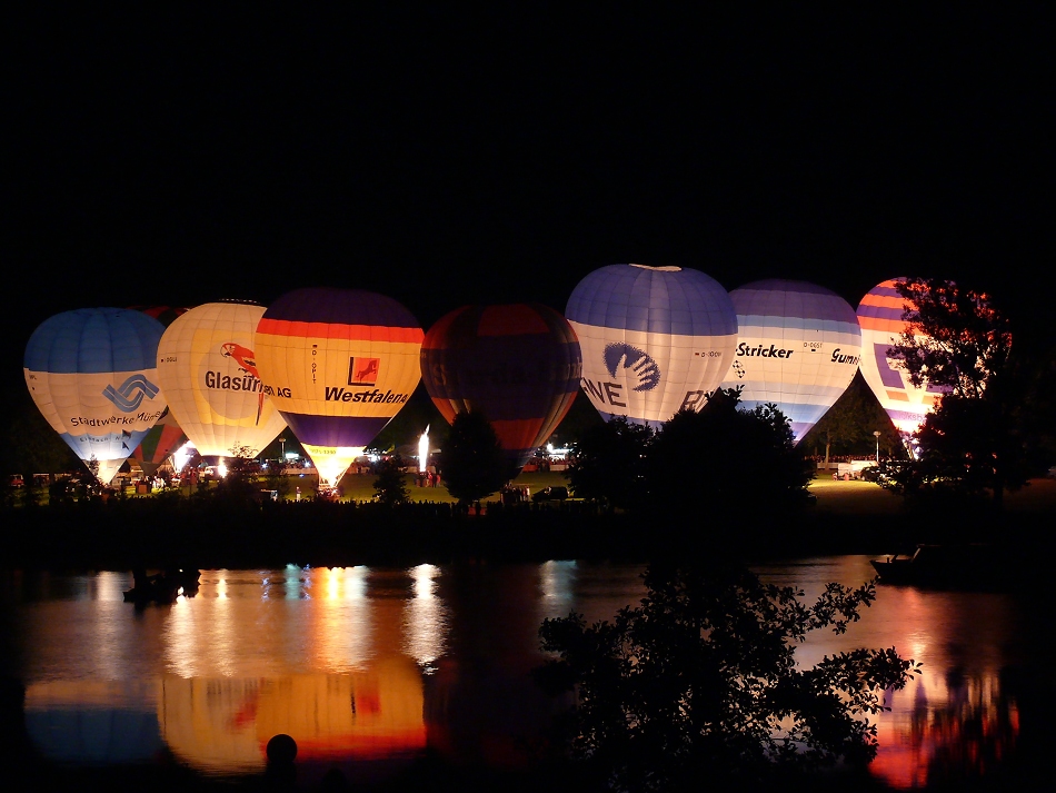 Ballonglühen an Aasee