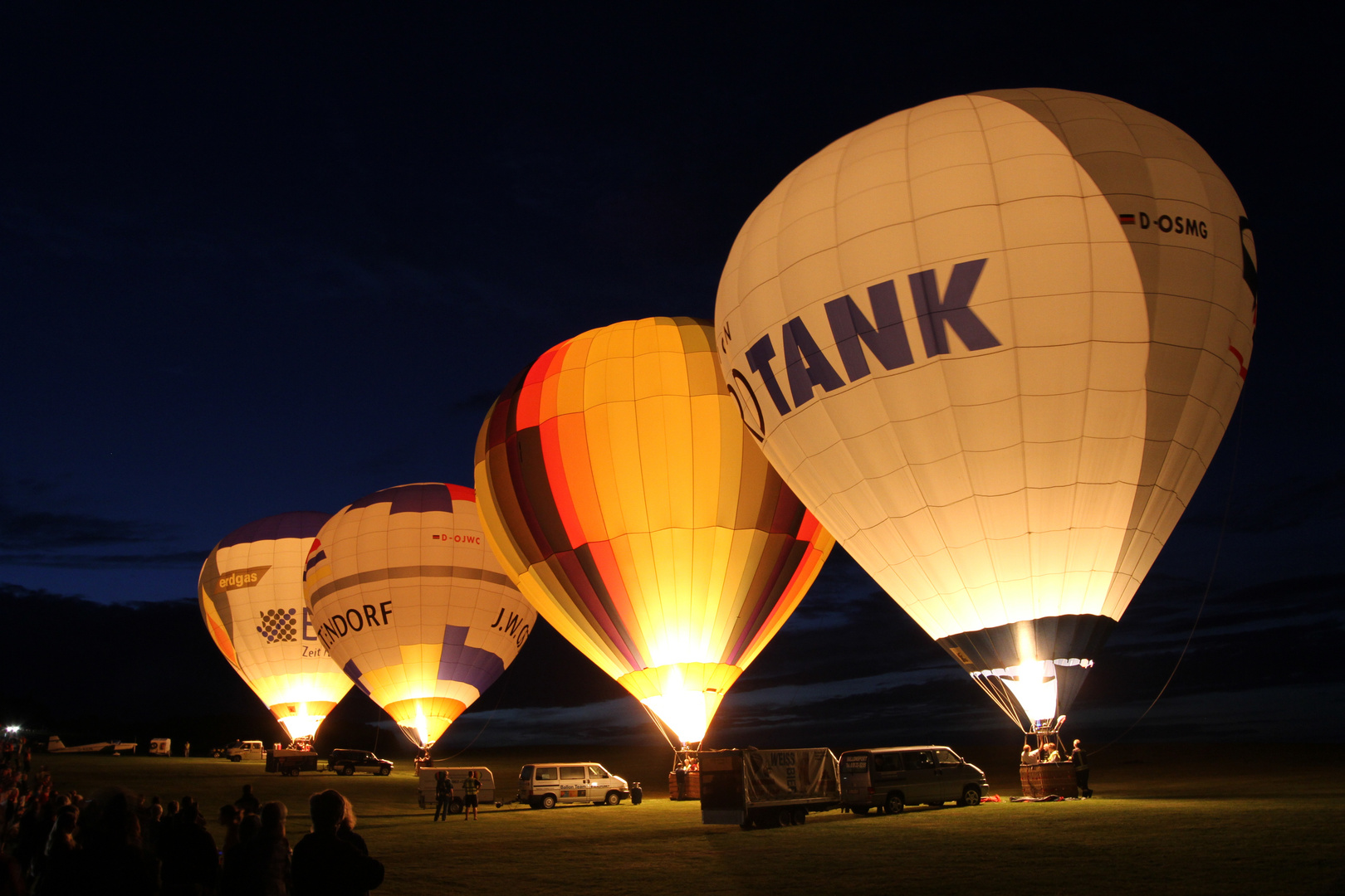 Ballonglühen auf dem Ith