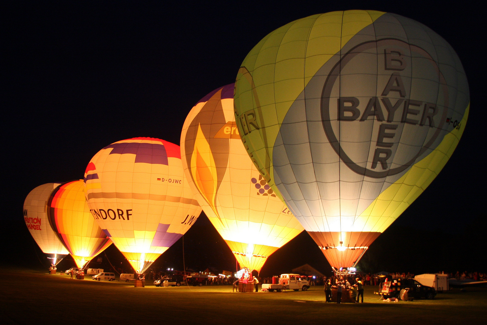 Ballonglühen auf den Ithwiesen