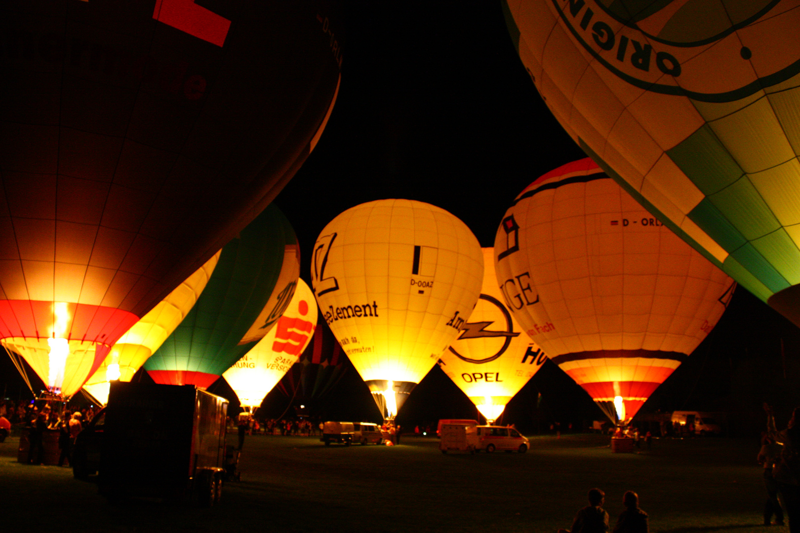 Ballonglühen ...