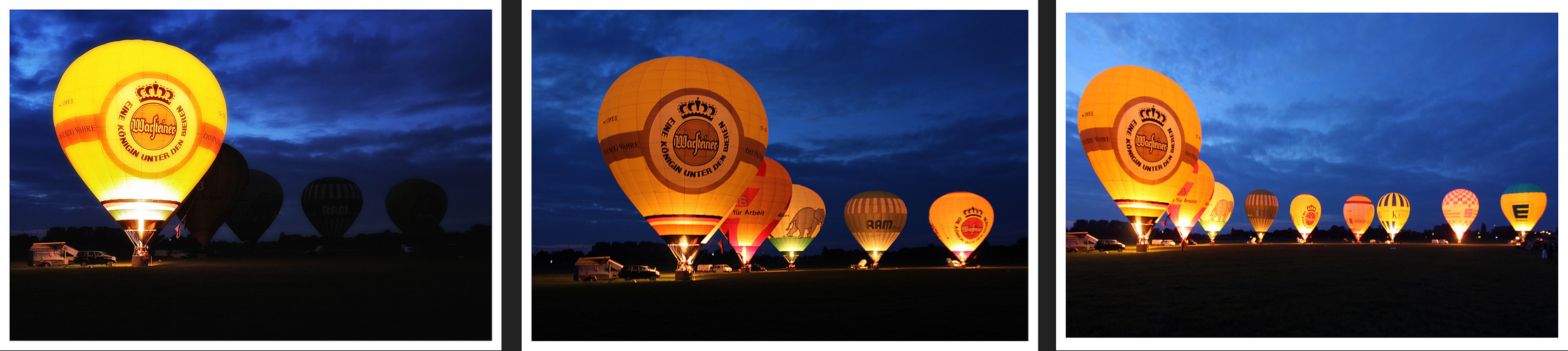 Ballonglühen I - III