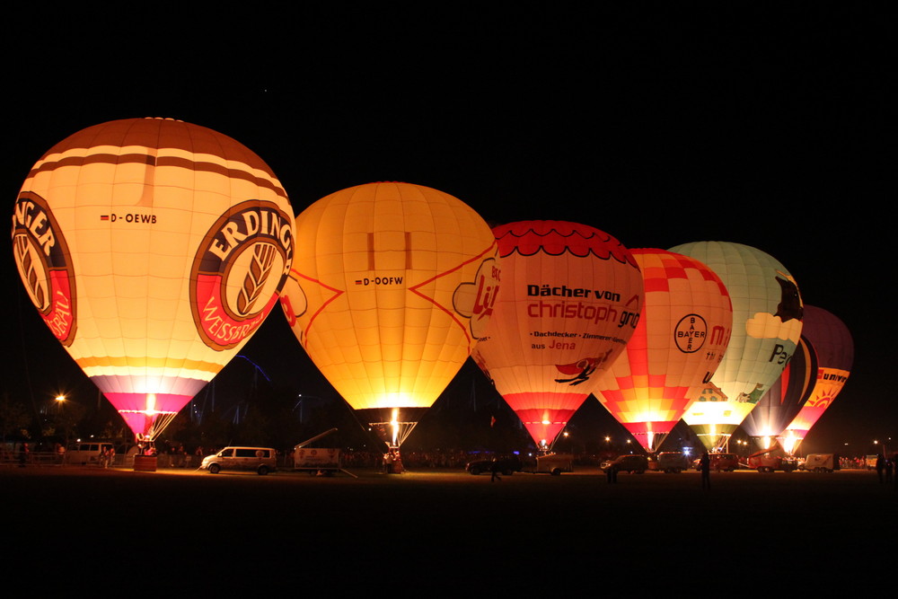 Ballonglühen im Europa-Park