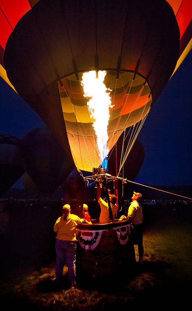 Ballonglühen in Alamogordo