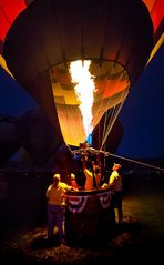 Ballonglühen in Alamogordo