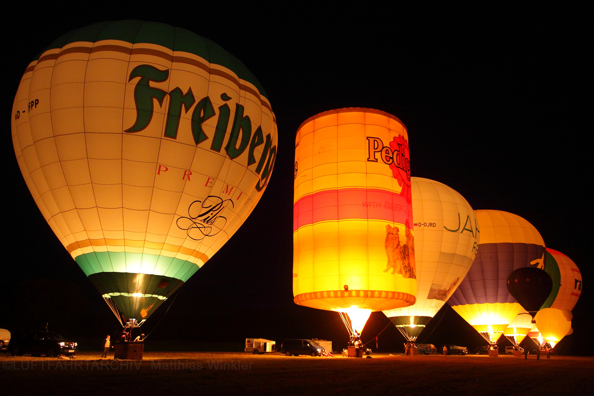 Ballonglühen in Bestensee