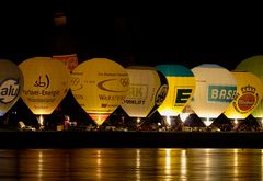 Ballonglühen in Düsseldorf am 15.08.2008