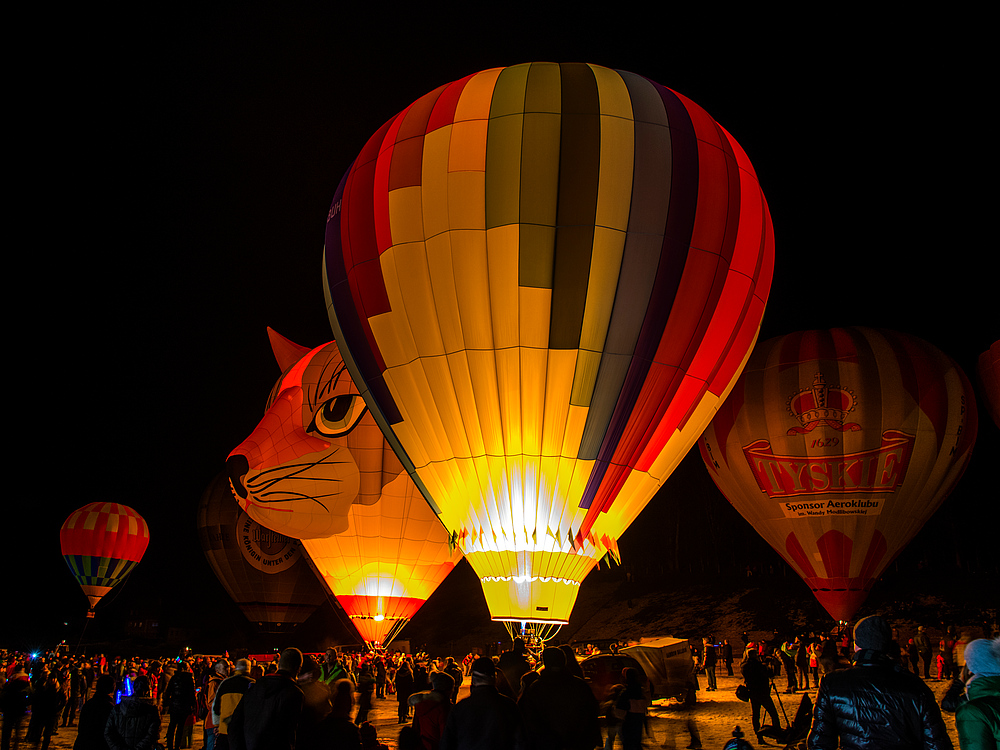 Ballonglühen in Gosau/OÖ