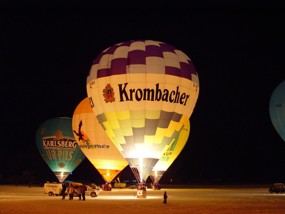 Ballonglühen in Hindelang