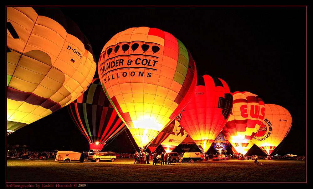 Ballonglühen in Ladenburg