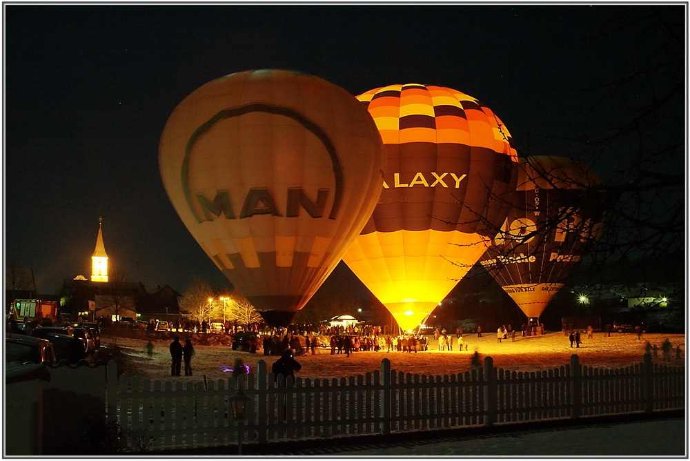 Ballonglühen in Thurmansbang