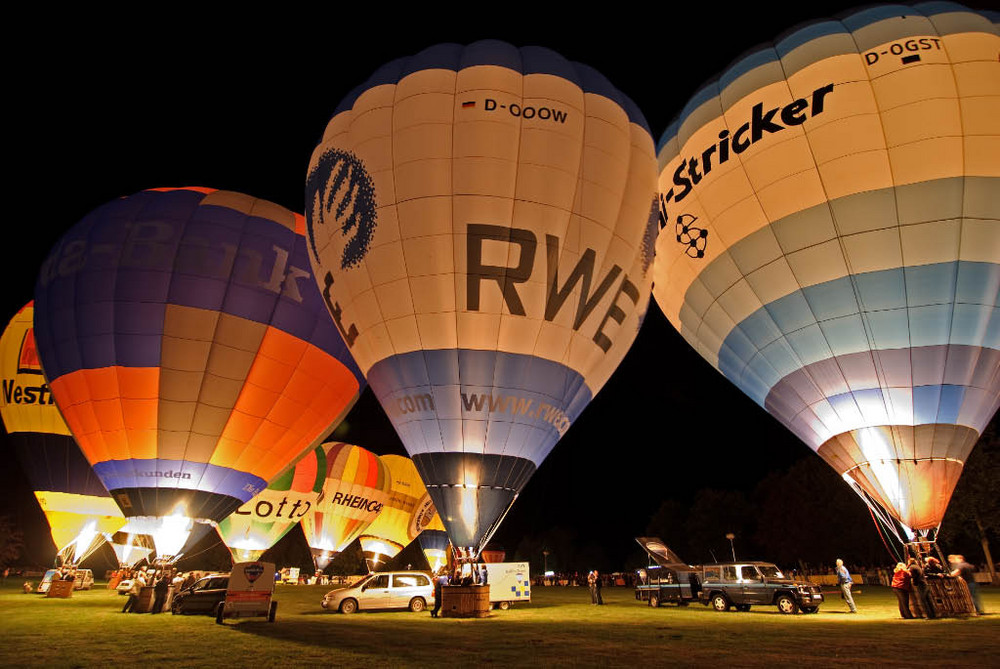 Ballonglühen, Münster