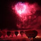 Ballonglühen und Feuerwerk 24.01.2018 Kössen