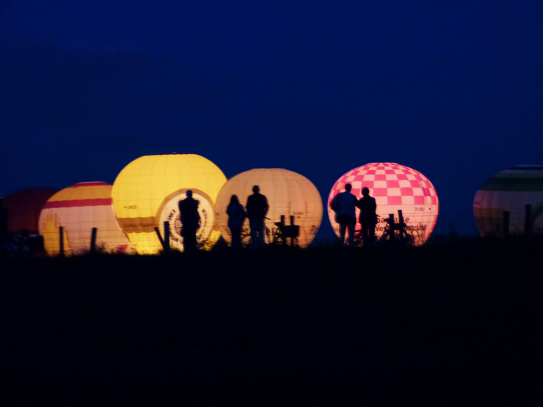 Ballonglühen Wesel / Zuschauer