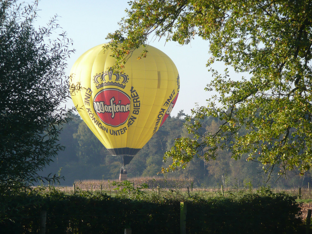 Ballonlandung am Schloß Raesfeld