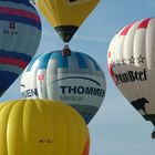 Ballonmassenstart auf dem Flughafen Belp / 50 Jahre BG Bern